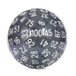 100 Sided Dice Set Translucent Black DNDND D100 Die with Pouch for Dungeons and Dragons DND (Translucent Black with White Number
