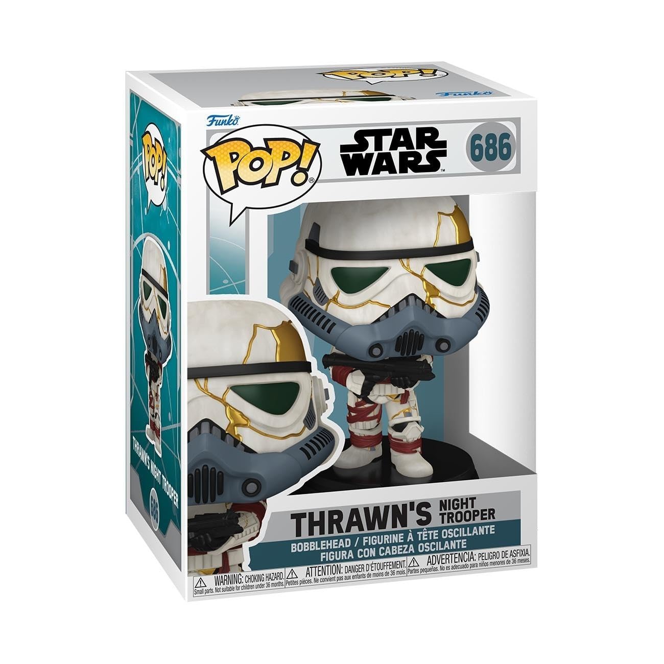 Funko Pop! Vinyl: Star Wars Ahsoka - Thrawn’S Night Trooper - (Left) - Collectable Vinyl Figure - Gift Idea - Official Merchandise - For Kids & Adults - Tv Fans - Model Figure For Collectors
