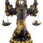 Pacific Giftware Ancient Egyptian God Anubis Of Underworld By Ankh Altar Guardian Of Scales The Heart Against Ostrich Feather Figurine Statue