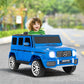 Olakids 12V Kids Ride On Car, Licensed Mercedes Benz G63 Electric Vehicle With Remote Control, Double Open Doors, Music, Bluetooth, 2 Speeds, Wheels Suspension, Battery Powered Driving Toy (Navy)