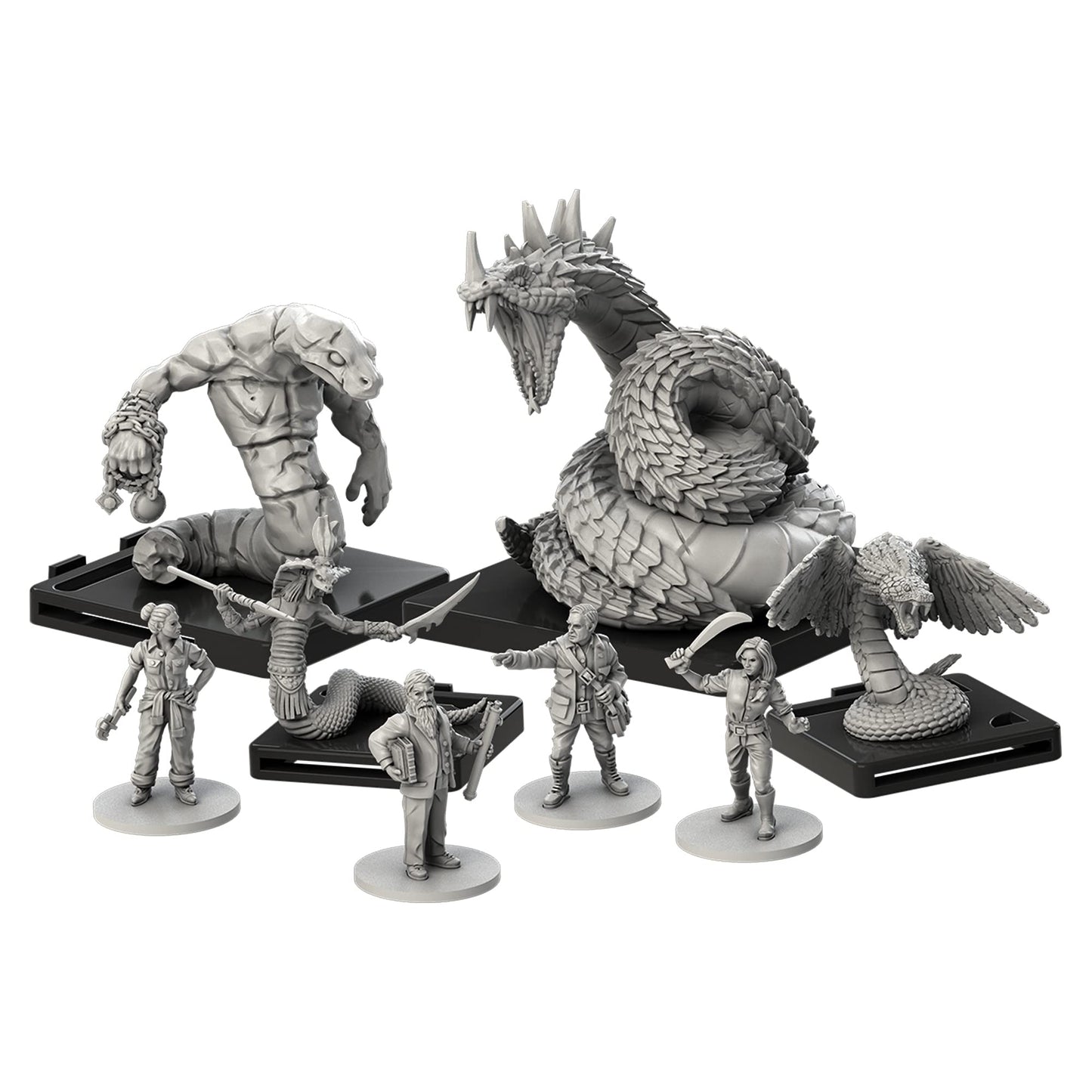 Mansions of Madness Path of The Serpent Expansion - Conquer The Perils of The Jungle and Unearth New Horrors! Ages 14+  1-5 Players  2-3 Hour Playtime  Made by Fantasy Flight Games