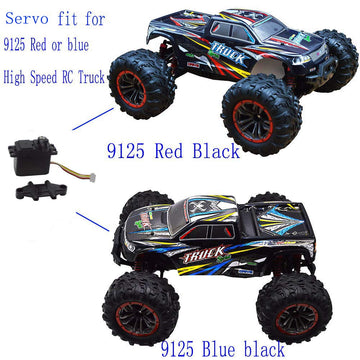 Blomiky 1 Pack 25-ZJ04 5 Wire Servo for 1/10 Scale 9125 4WD High Speed RC Truck 9125 Servo