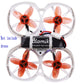 Blomiky 4 Pack 1S 3.8V 450mAh 80C Lipo Battery with PH2.0 Plug Compatible with S Free Style RC Quadopter Drone / F4 Battery 4