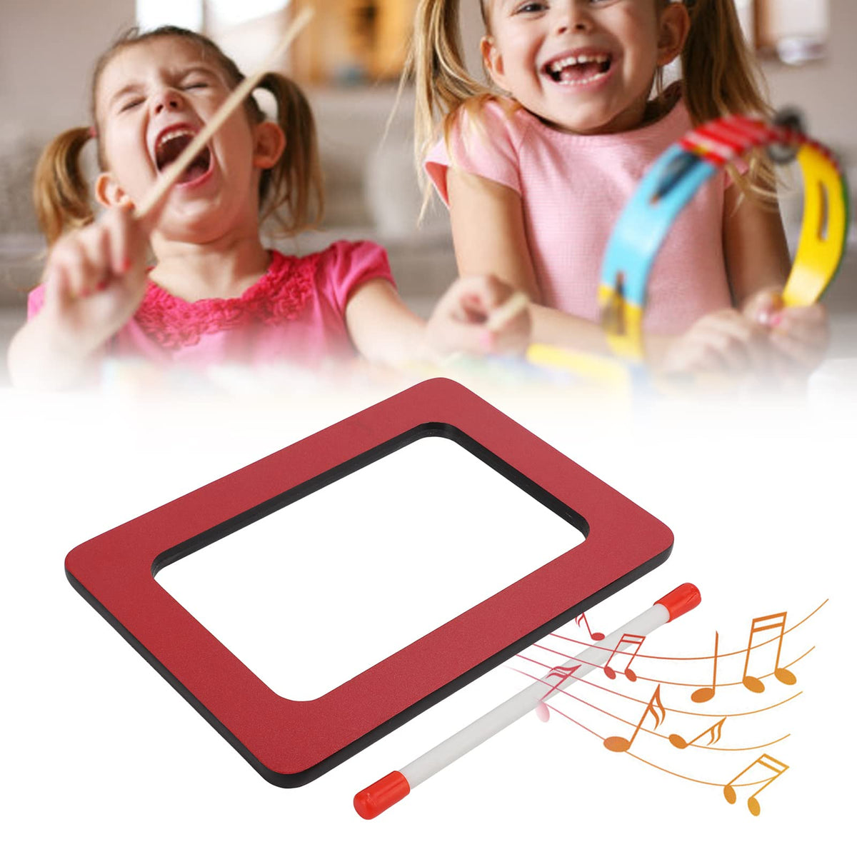 Ubersweet Children Drum, Kid Percussion Non Burrs Crisp Sweet Sound For Enlightenment For Toy(#3) |||