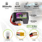 OVONIC 6S Lipo Battery150C 850mAh 22.2V Lipo Battery with XT30 Connector for RC Racing FPV Drone Helicopter Quadcopter Airplane