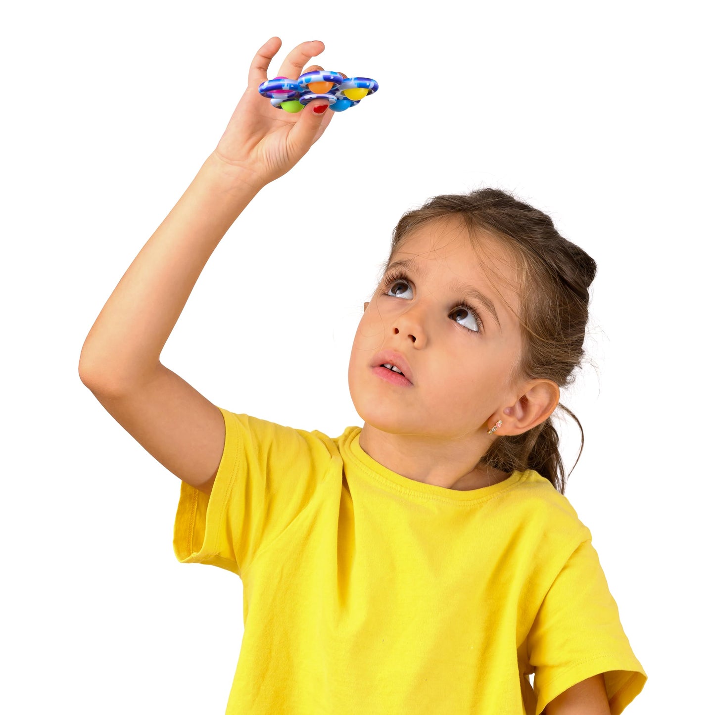 Nutty Toys Fidget Spinner, Sensory Toy For Kids & Adults - Top Stress & Anxiety Relief Gifts 2024 Unique Christmas Stocking Stuf