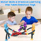Pop Tubes Robot Fidget Toys (4 Pack), Telescopic Suction Cup Robotics Toy, Toddler Fine Motor Skills And Creative Learning, Auti