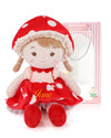 LeyaDoll Personalized Soft Baby Doll (16''), Leya Doll My First Baby Rag Doll for 1 Year-Old Girl Birthday Gift, Christmas Plush