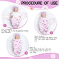 Baby Doll Swaddle Blanket Newborn Dolls Bath Blanket 2 Pcs with Blanket + Hat fit 17 - 22'' Reborn Dolls Clothes Accessories Set