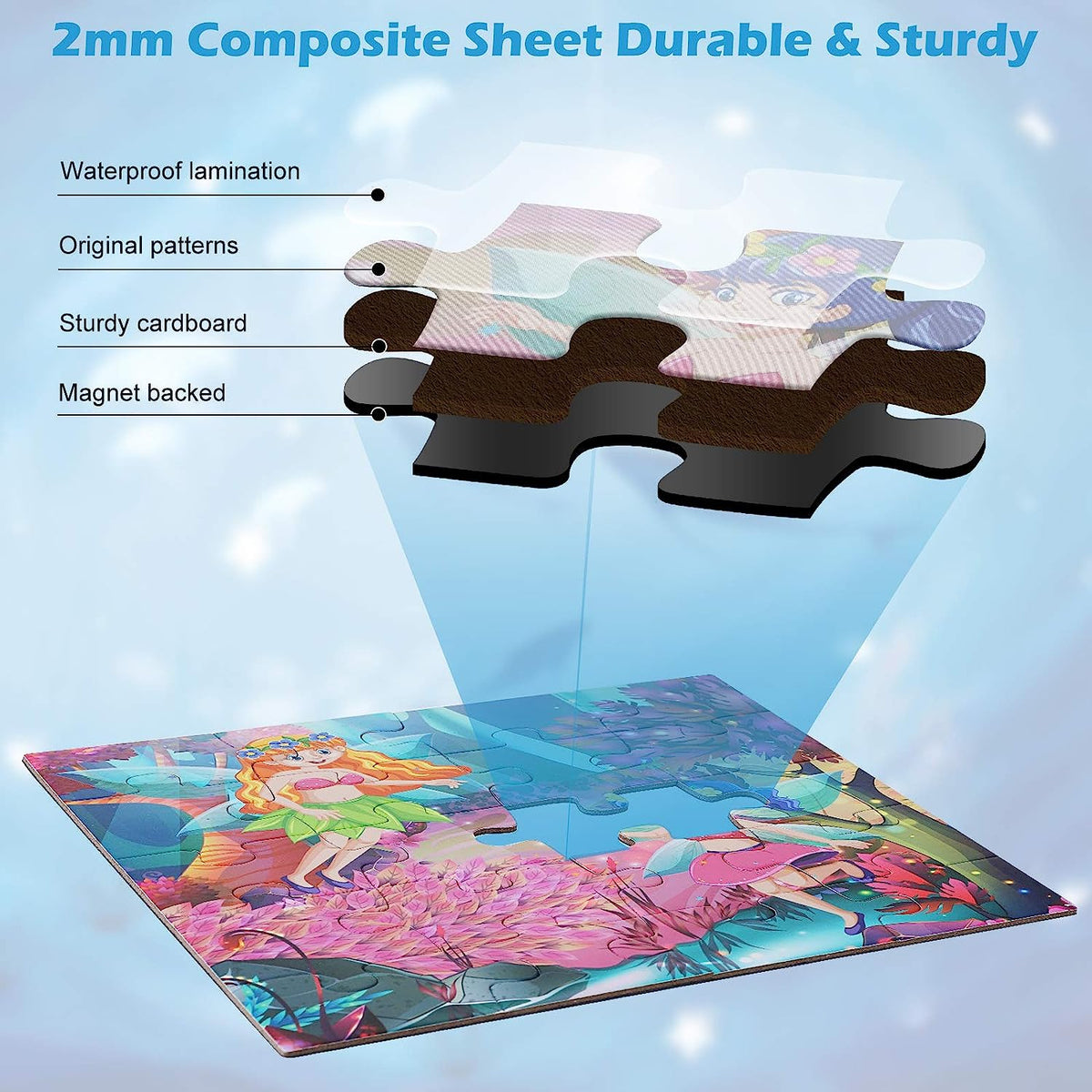 Fantastic Mermaids Underwater Magnetic Puzzle Paradise