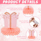 Yalikop 8 Pcs Pink Rose Gold Birthday Decorations for Women Happy Birthday Honeycomb Centerpieces for Tables Glitter Birthday Ta