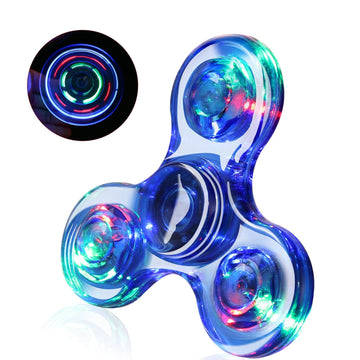 Scione Led Fidget Spinners, Light Up Sensory Fidgets Toys For Kids, Glow In The Dark Toy For Kid 4-8-12, Adhd Anxiety Stress Relief Toys For Adults, Easter School Classroom Exchange Gifts For Kids