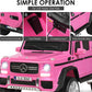 OLAKIDS Kids Ride On Car  Licensed Mercedes-Benz Maybach G650S with Remote Control  12V Battery Powered Electric Vehicle Driving Toy with 3 Speeds  Wheels Suspension  Horn  Music  USB  TF
