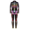 Remimi Girl Halloween Skeleton Costume Kids Boys 3D Print Cosplay Scary Party Outfit Jumpsuit Multicolored L