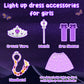 Aolliya Rapunzel Dress For Girls Purple Puff Sleeve Princess Costumes Fancy Dress Up For Halloween Cosplay Carnival