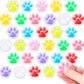 ANAB GI 5pcs Mini Squeeze Squishy Toys, Colorful Cat Paw Fidget Sensory, Cute Soft Stress Reliever Anxiety Pinch for Kids