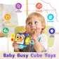 Usrela 5 In 1 Baby Toy For 12 18 Month, Learning Toys For Babies 12-18 Months, Baby Busy Cube, Stacking&Sensory, Pull String&Pia