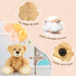 Morismos Teddy Bear Stuffed Animals, 18Inch Bulk Teddy Bears Plush For Kids, Medium Size Bears For Baby Shower, Christmas