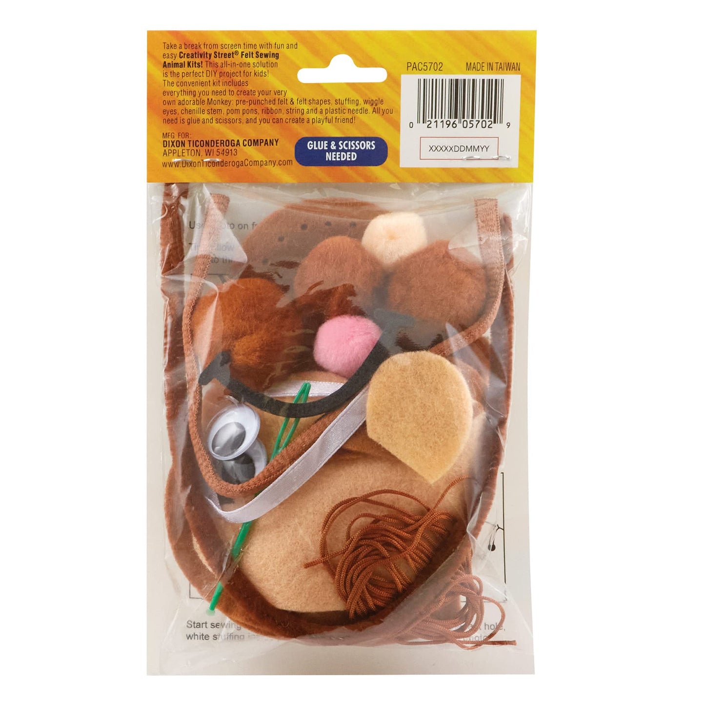 CREATIVITY STREET CRAFT KIT MONKEY