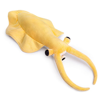 Zhongxin Made Realistic Nectocaris Pteryx Plush Toy - Lifelike 19'' Cambrian Ancient Organism Cambrian Nectocaris Stuffed Animal