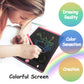 Orsen Colorful 8.5 Inch Lcd Writing Tablet For Kids, Electronic Sketch Drawing Pad Doodle Board, Toddler Travel Learning Educati