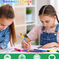 Lesong Sensory Fidget Toys Kids Adults: 24 Pack Textured Silicone Pencil Grips For Autism Kids Calming - Adhd Tools For Anxiety