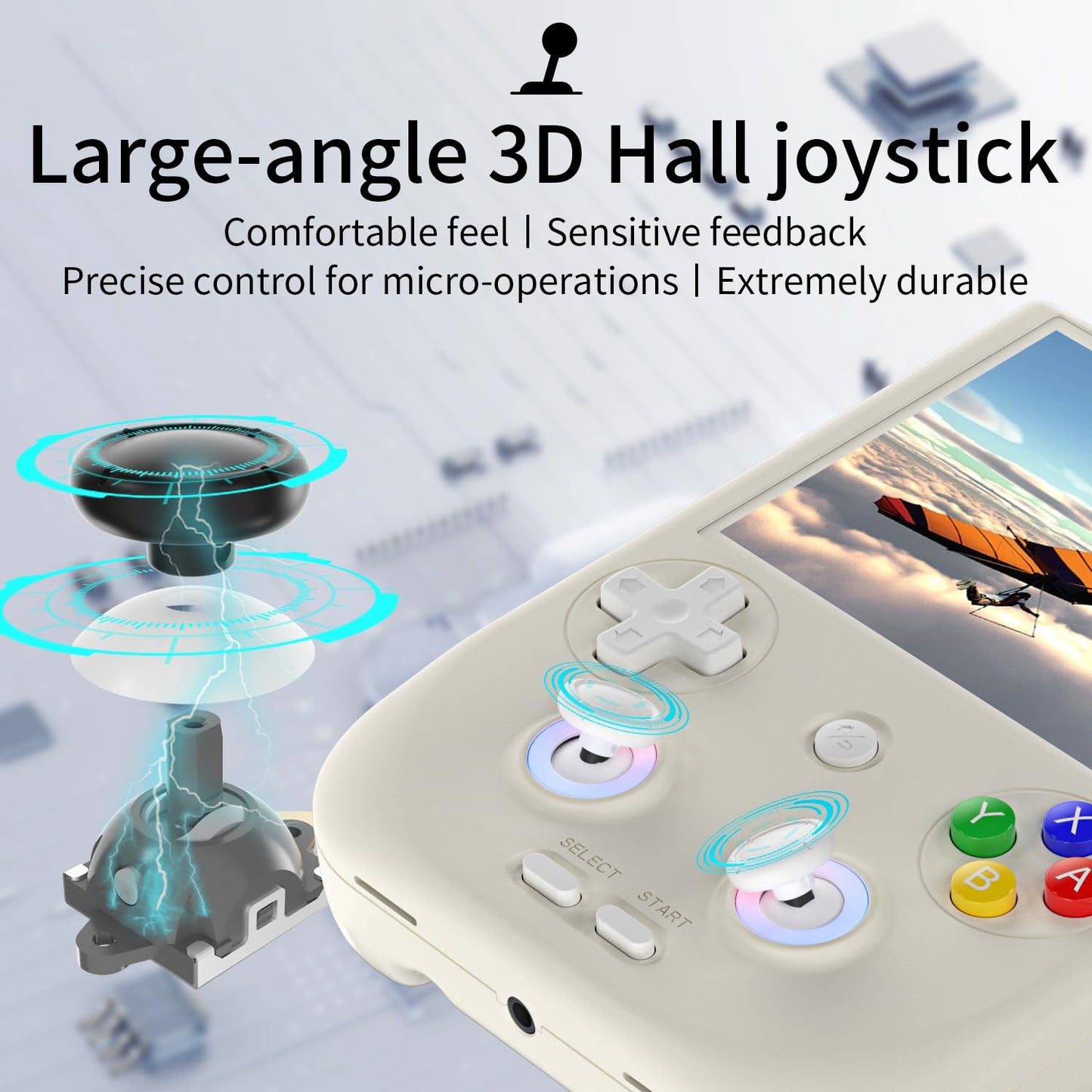 RG406V Retro Handheld Game Console, Android 13 OS Built-in 128G TF Card Retro Video Games Consoles 4.0 Inch IPS Screen Portable