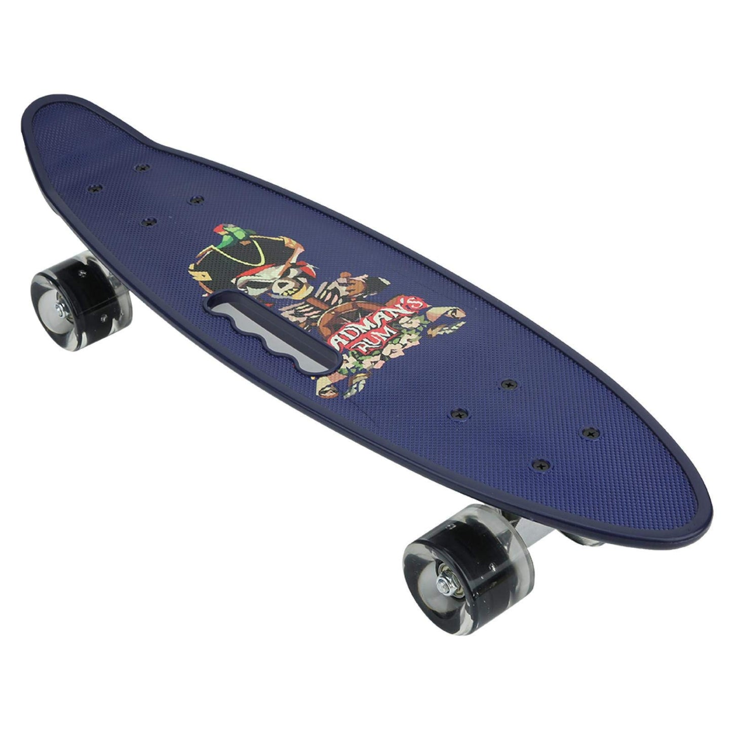 EXCLUZO Four Wheel, Cruiser Board Skateboards for Beginners Standard 23.23 X 6.3 X 2.56 for Outdoor Sports