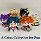 Kooliya Genshin Impact Plush Doll Figure - Raiden (4.8 Inch), Plushie Toys Keychain Anime Figure Soft Stuffed Collection Gift Fo