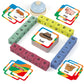 Edulok Word Race Cube Game, Phonics Matching Games For Kids, Wooden Alphabet Letter Blocks, Educational Reading Spelling Games,