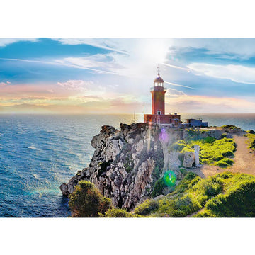 Trefl 1000 Piece Jigsaw Puzzle  The Melagavi Lighthouse  Greece  Multicolor