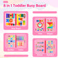 Ronstone Busy Board Book,8 In 1Toddler Montessori Toys For 18 Months Toddler-Girls Birthday Gifts,Easter Sensory Toys For Toddle