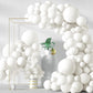 200 Pieces White Balloons Different Sizes 5 10 12 18 Inch White Balloon Arch Kit White Balloon Garland White Latex Balloon For B