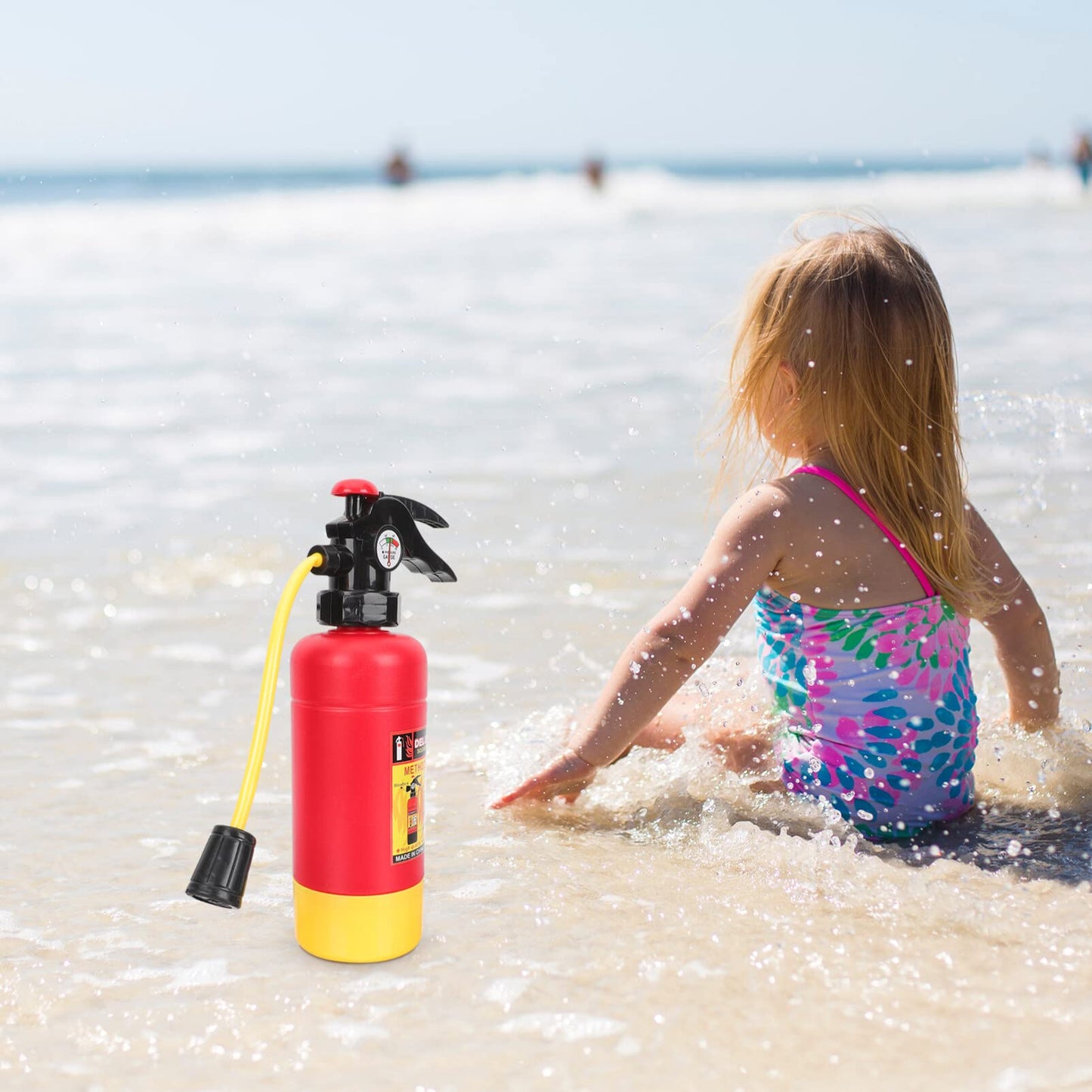 TOYANDONA Fire Extinguisher Squirter, 11inch Water Extinguisher, Water Shooter for Kids Water Toys Firemen Cosplay Props Outdoor