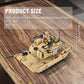 dOvOb Army Tank Building Block(1080 PCS) WW2 Military M1A2 Abrams Tank Model with Soldier Figures Toys Gifts for Kid and mature-themed