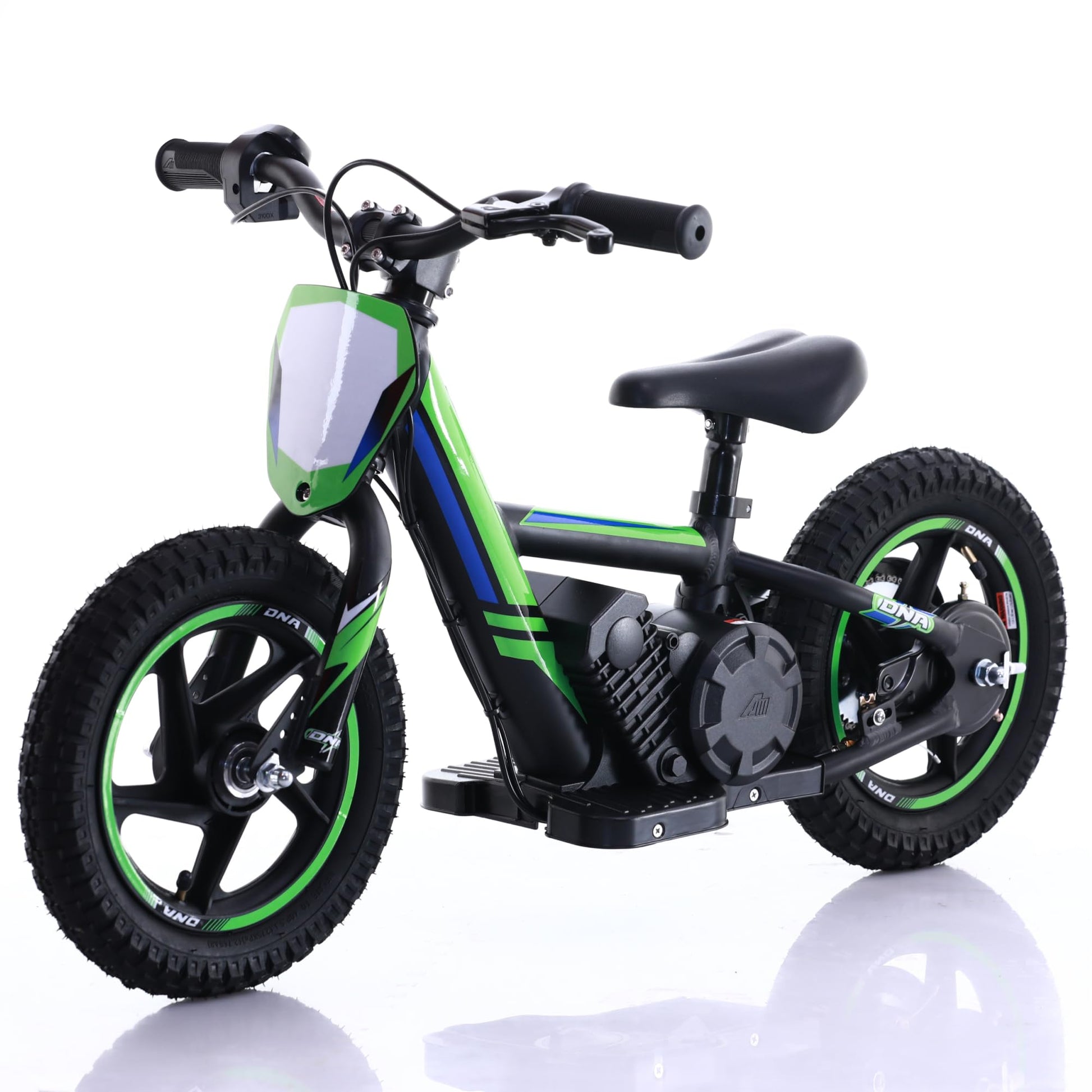 Kozruns Electric Dirt Bike For Kids 3-6, 170W Racing Experience Lightweight Motorcycle, New Aluminum Frame With 2 Power Modes, 2