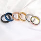 Amorartsky Spinner Ring For Anxiety Relief Fidget:Anxiety Ring For Women Men,Titanium Stainless Steel Spinner Ring,5 Colors,6Mm,Sandblasted Finished Fidget Ring-Rose Gold
