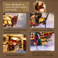 PANTASY Steampunk Airship Model Kit, Large Dual-Layer Zeppelin, Gear-Driven Mechanical System, DIY Retro Sci-Fi Toy, Model 85021EN
