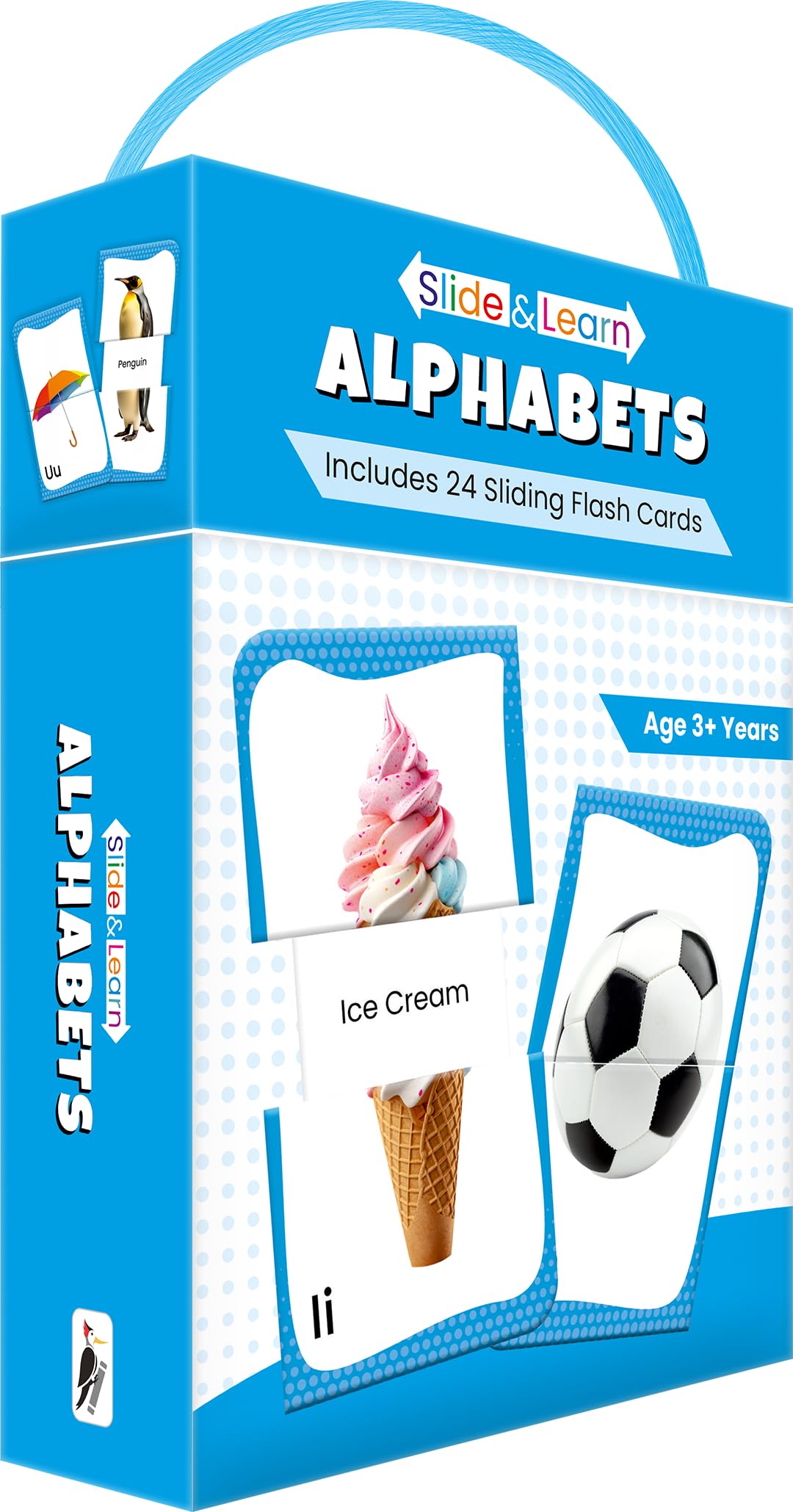 Slide & Learn Flash Cards Alphabets (24 Early Learning Flash Cards For Toddlers And Kids)
