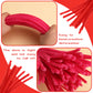 Giwrmu 100 Pieces Pipe Cleaners Chenille Stem, Red Pipe Cleaners Craft, Fuzzy Sticks Craft Supplies, Colored Pipe Cleaner for Cr