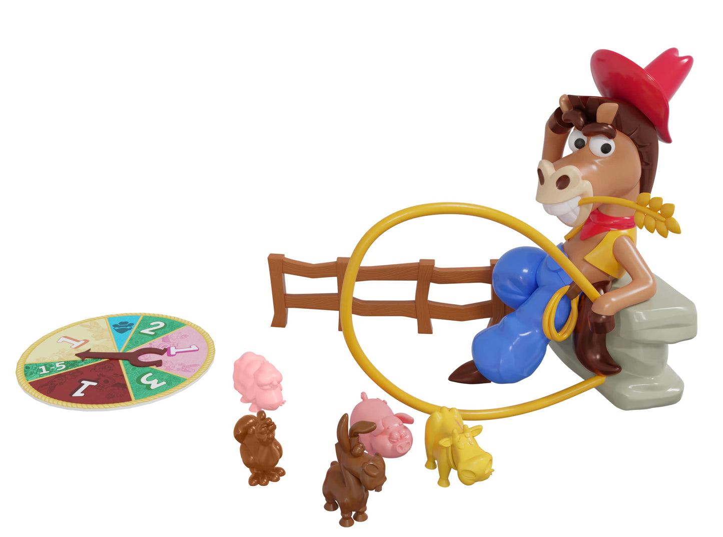 Goliath One Trick Pony Game - Round Up Animals Before Cowboy'S Spinning Lasso Ropes You In - Ages 4 And Up, 2-5 Players