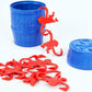 World's Smallest Barrel of Monkeys Toy - Multicolor Plastic Miniature Model 5032