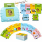 Chigy Wooh Colorful DoubleSided Flash Cards, Interactive Learning Toys For Children, Electronic Montessori Educational Cards, D
