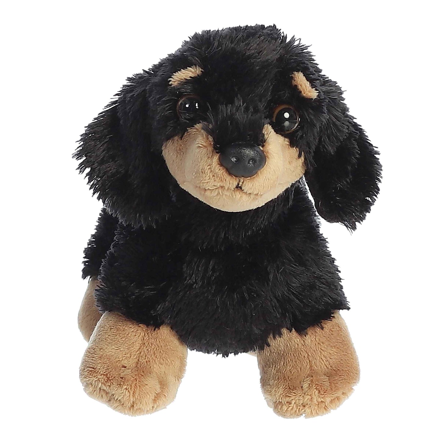 Aurora® Adorable Mini Flopsie™ Vienna™ Stuffed Animal - Playful Ease - Timeless Companions - Black 8 Inches