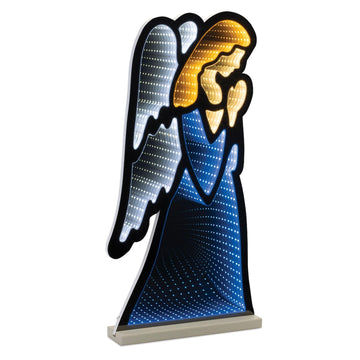 Led 3D Angel Christmas Tunnel Light - 24.5'' - Blue And White