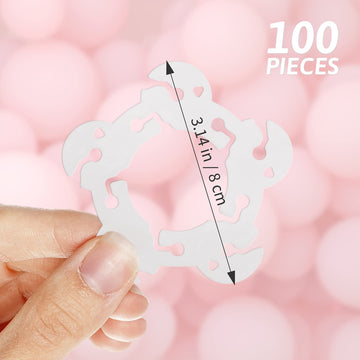 100 Pieces Flower Balloon Clips Balloon Holder Balloon Flower Clips For Balloon Arch For Baby Shower Wedding Event Decorations B