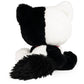 Gund P.Lushes Designer Fashion Pets Lady Luna Cat Premium Stuffed Animal Soft Plush, Black And White, 6