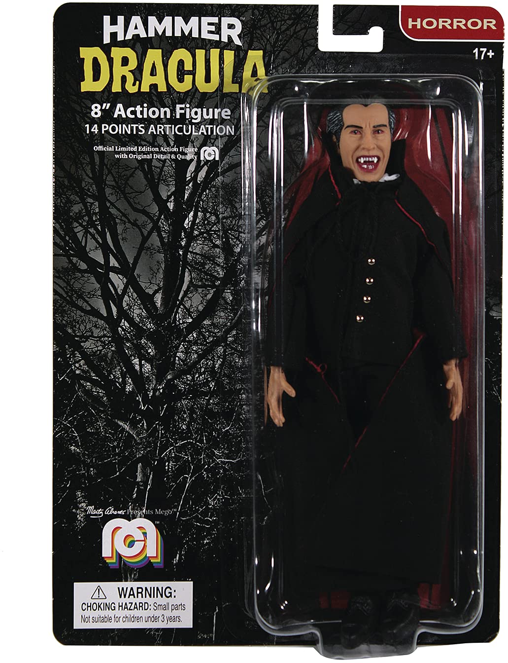 Mego Horror Hammer Dracula 8' Action Figure Multicolor