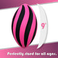LMC Products Spiral Foam Football - Soft Foam Football for Kids - Each Quality Kids Football is 9 Inches - mature-themed & Toddler Football Youth - Small Football (Pink & Black)