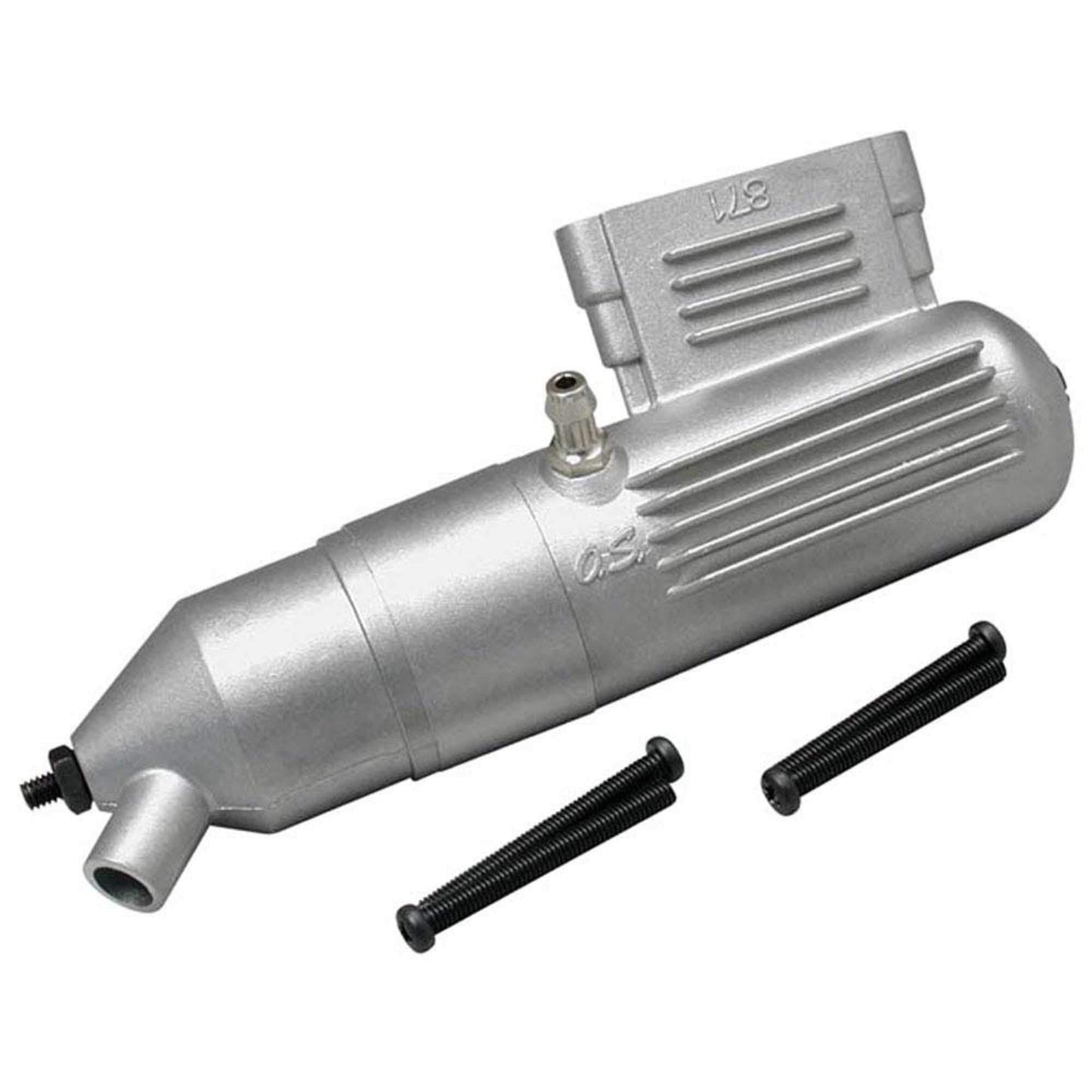 O.S. Engines 21225000 Muffler 871 10-15FP/LA Vehicle Part